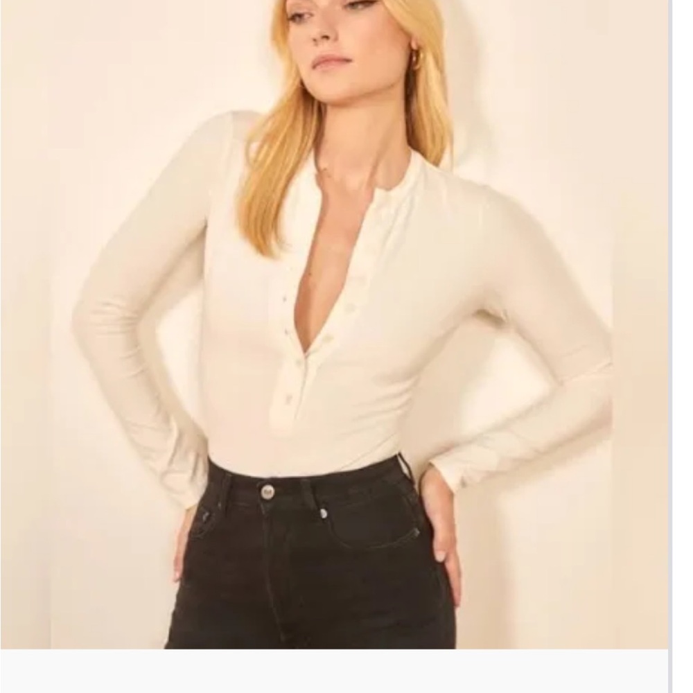 COPY - Reformation Henley bodysuit
